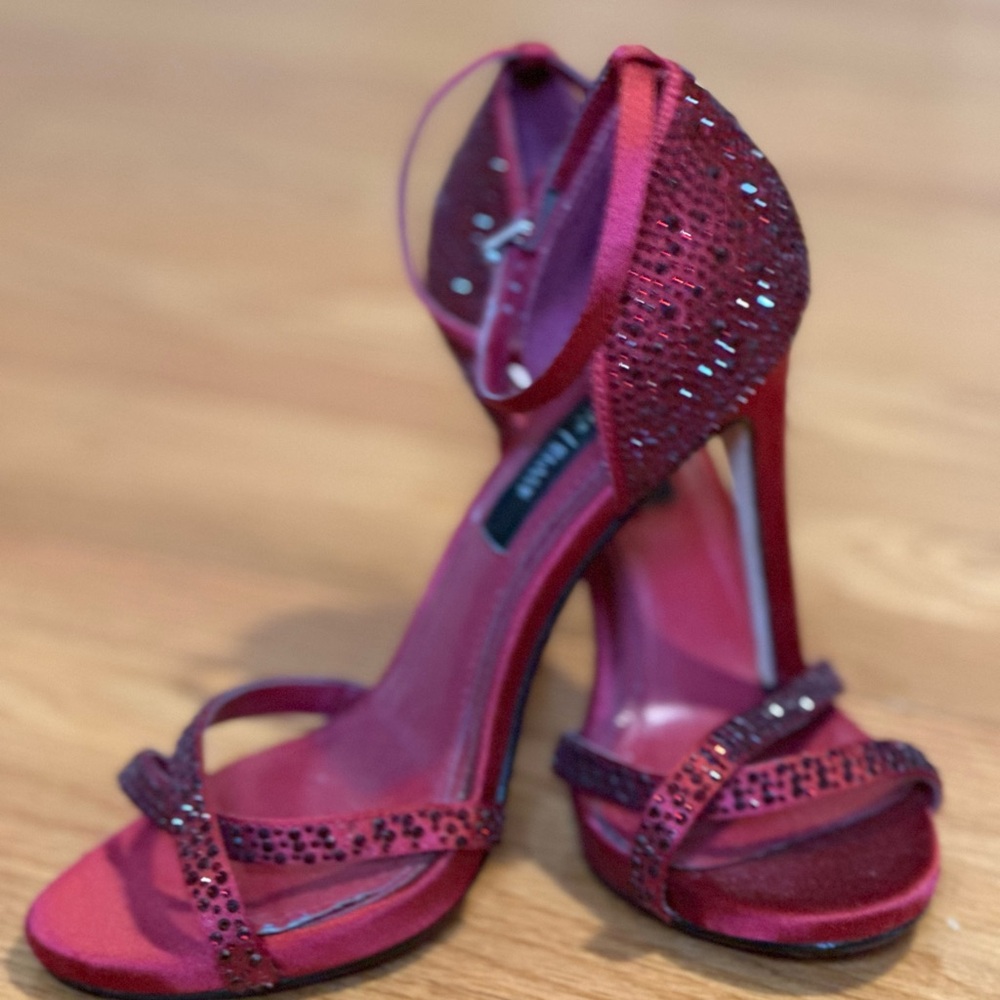 White House black market crystal heels